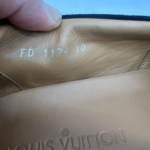 Louis Vuitton Men’s Espadrille Suede Navy Size 10 LV 11 US 100% Authentic - Picture 7 of 7